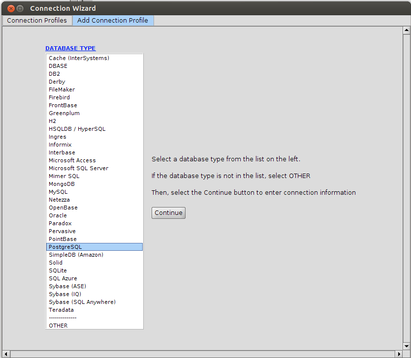 Add Connection Profile 01